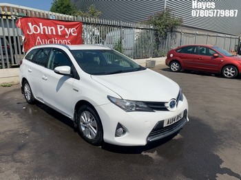 Location: HAYES / HEATHROW - 2014 TOYOTA AURIS ICON VVT-I CVT Estate REG: AU14RFL, 1797cc Hybrid Electric, Variable 1 Speed Auto Petrol/E, Former Keepers: 3, Keys: No, MOT: Expiry date06/10/2026