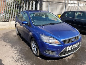 Location: Hayes - 2008 FORD FOCUS ZETEC 100 AUTO 5 Door Hatchback REG: AJ58LJO, Keys: No, MOT Expiry date: 02/08/2026, 1596 Petrol, 4 Speed Auto Petrol, Former Keepers: 10