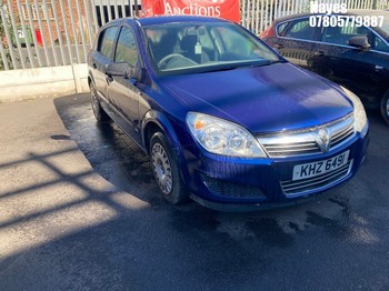 Location: Hayes - 2008 VAUXHALL ASTRA LIFE A/C 5 Door Hatchback REG: KHZ6491, Keys: No, MOT Expiry date: 31/03/2026, 1598 Petrol, 5 Speed Manual Petrol, Former Keepers: 3