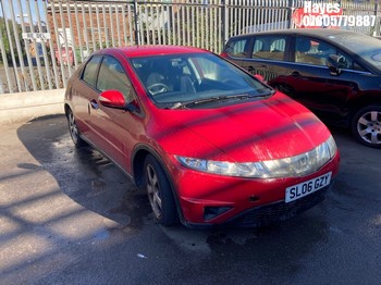 Location: Hayes - 2006 HONDA CIVIC SE I-VTEC 5 Door Hatchback REG: SL06GZY, Keys: No, MOT Expiry date: 01/04/2026, 1799 Petrol, 6 Speed Manual Petrol, Former Keepers: 11
