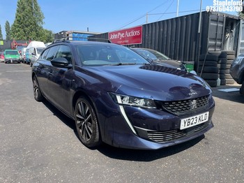 Location: Stapleford - 2023 PEUGEOT 508 GT SW PURETECH S/S AU Estate REG: YB23KLD, Keys: Yes, MOT Expiry date: 22/05/2026, 1199 Petrol, 8 Speed Auto Petrol, Former Keepers: 1