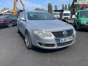 Location: Stapleford - 2007 VOLKSWAGEN PASSAT SPORT TDI 4 Door Saloon REG: AJ07YPA, Keys: Yes, MOT Expiry date: 09/11/2026, 1968 Diesel, 6 Speed Manual Diesel, Former Keepers: 6