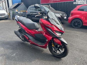 Location: Stapleford - 2022 SYM JET X 125 E5 Motorcycle REG: BG72FPV, Keys: No, MOT Expiry date: 16/09/2026, 125 Petrol,, Former Keepers: 0
