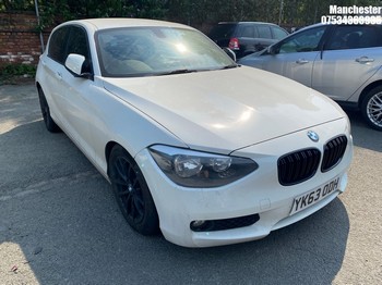 Location: Manchester - 2013 BMW 116D SE 5 Door Hatchback REG: YK63ODH, 1995 Diesel, 6 Speed Manual Diesel, Former Keepers: 8, Keys: No, MOT Expiry date: 05/03/2027