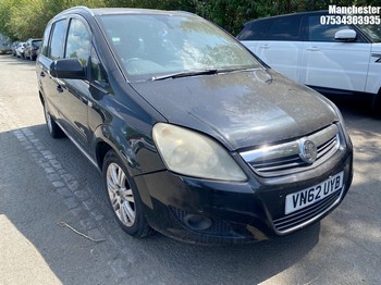 Location: Manchester - 2012 VAUXHALL ZAFIRA DESIGN NAV CDTI EC MPV REG: VN62UYB, 1686 Diesel, 6 Speed Manual Diesel, Former Keepers: 9, Keys: No, MOT Expiry date: 22/05/2026