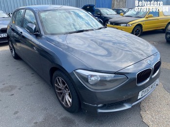 Location: BELVEDERE - 2011 BMW 118D SE 5 DOOR HATCHBACK REG: DV61MUE, 1995cc DIESEL, 6 SPEED MANUAL DIESEL, Former Keepers: 7, Keys: No, MOT: Expiry date26.01.2027