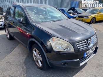 Location: BELVEDERE - 2007 NISSAN QASHQAI TEKNA 2WD 5 Door Hatchback REG: AU07VVX, 1598cc Petrol, 5 Speed Manual Petrol, Former Keepers: 5, Keys: No, MOT: Expiry date31.01.2027