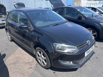Location: Belvedere - 2010 VOLKSWAGEN POLO MODA 60 5 Door Hatchback REG: YK10ZHV, Keys: No, MOT Expiry date: 26/04/2026, 1198 Petrol, 5 Speed Manual Petrol, Former Keepers: 4
