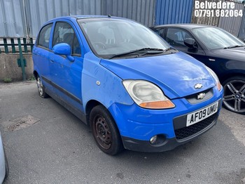 Location: Belvedere - 2009 CHEVROLET MATIZ SE AUTO 5 Door Hatchback REG: AF09UMU, Keys: No, MOT Expiry date: 22/11/2024, 796 Petrol, 4 Speed Auto Petrol, Former Keepers: 4