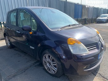 Location: Belvedere - 2005 RENAULT MODUS INITIALE AUTO 5 Door Hatchback REG: WR55FKM, Keys: No, MOT Expiry date: 24/07/2026, 1598 Petrol, 4 Speed Auto Petrol, Former Keepers: 9