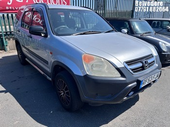 Location: Belvedere - 2003 HONDA CR-V I-VTEC SE AUTO Estate REG: RF53FJA, Keys: No, MOT Expiry date: 29/09/2026, 1998 Petrol, 4 Speed Auto Petrol, Former Keepers: 6