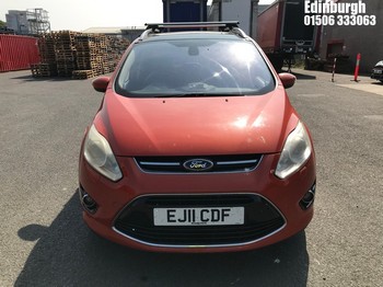 Location: Edinburgh - 2011 FORD GRAND C-MAX TITANIUM TDCI MPV REG: EJ11CDF, 1997cc DIESEL, 6 SPEED MANUAL DIESEL, Former Keepers: 6, Keys: Yes, MOT Expiry date: 01/02/2027