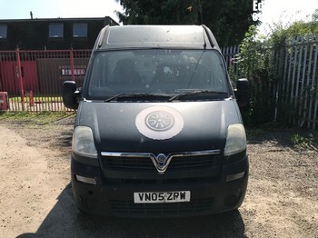 Location: Edinburgh - 2005 VAUXHALL MOVANO DTI 3500 MWB Panel Van REG: VN05ZPW, Keys: No, MOT Expiry date: 10/04/2025, 2463 Diesel, 5 Speed Manual Diesel, Former Keepers: 6