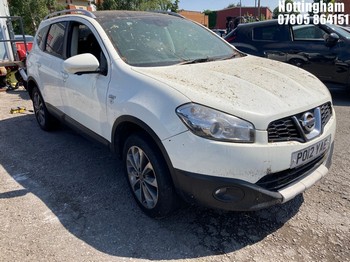 Location: Nottingham - 2012 NISSAN QASHQAI +2 N-TEC+ DCI 5 Door Hatchback REG: PO12YAE, Keys: No, MOT Expiry date: 04/08/2026, 1461 Diesel, 6 Speed Manual Diesel, Former Keepers: 6