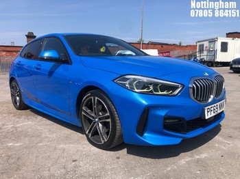 Location: Nottingham - 2019 BMW 118D M SPORT 5 DOOR HATCHBACK REG: PF69NNV, 1995cc DIESEL, 6 SPEED MANUAL DIESEL, Former Keepers: 3, Keys: Yes, MOT Expiry date: 13/08/2027