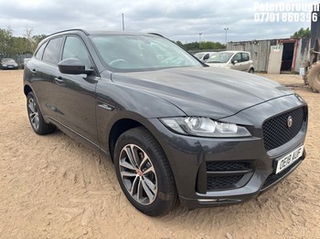 Location: Peterborough - 2018 JAGUAR F-PACE R-SPORT AWD D AUTO Estate REG: OE18AUF, 1999cc Diesel, 8 Speed Auto Diesel, Former Keepers: 2, Keys: Yes, MOT Expiry date: 01/07/2026