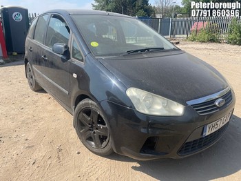 Location: Peterborough - 2007 FORD C-MAX STYLE MPV REG: YH57CYP, Keys: No, MOT Expiry date: 31/10/2026, 1798 Petrol, 5 Speed Manual Petrol, Former Keepers: 8