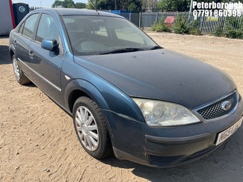 Location: Peterborough - 2005 FORD MONDEO LX AUTO 5 Door Hatchback REG: NC54KRO, Keys: No, MOT Expiry date: 24/01/2027, 1999 Petrol, 4 Speed Auto Petrol, Former Keepers: 3
