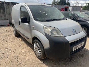 Location: Peterborough - 2009 CITROEN NEMO LX HDI 610 Panel Van REG: WR59FNL, Keys: No, MOT Expiry date: 17/11/2025, 1399 Diesel, 5 Speed Manual Diesel, Former Keepers: 4