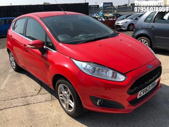 Location: Brentwood - 2013 FORD FIESTA ZETEC 5 Door Hatchback REG: CV63PBO, Keys: No, MOT Expiry date: 18.10.2026, 1242 Petrol, 5 Speed Manual Petrol, Former Keepers: 2