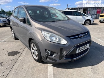 Location: Brentwood - 2013 FORD C-MAX ZETEC TURBO MPV REG: PO13OCL, Keys: No, MOT Expiry date: 10/06/2025, 998 Petrol, 6 Speed Manual Petrol, Former Keepers: 4