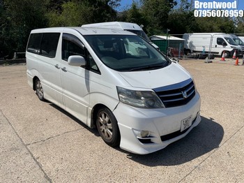 Location: Brentwood - 2008 TOYOTA ALPHARD AH10 AUTO MPV REG: LW57DPU, Keys: No, MOT Expiry date: 18/12/2025, 2362 Petrol, Auto Petrol, Former Keepers: 2