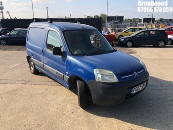 Location: Brentwood - 2007 CITROEN BERLINGO 600 HDI ENTER 75 Car Derived Van REG: FG07SRX, Keys: No, MOT Expiry date: 29/07/2024, 1598 Diesel, 5 Speed Manual Diesel, Former Keepers: 9