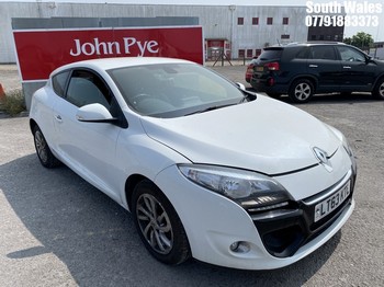 Location: South Wales - 2013 RENAULT MEGANE D-QUE TT ENERGY DC Coupe REG: LT63KTL, 1461cc DIESEL, 6 Speed Manual Diesel, Former Keepers: 5, Keys: Yes, MOT Expiry date: 09/09/2025