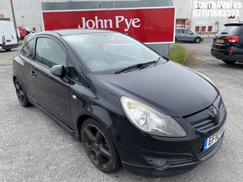Location: South Wales - 2010 VAUXHALL CORSA SRI 3 Door Hatchback REG: EF10MVE, Keys: No, MOT Expiry date: 27/01/2027, 1398 Petrol, 5 Speed Manual Petrol, Former Keepers: 8