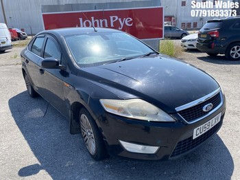Location: South Wales - 2009 FORD MONDEO TITANIUM TDCI 140 5 Door Hatchback REG: CU59LXV, Keys: No, MOT Expiry date: 10/06/2026, 1997 Diesel, 6 Speed Manual Diesel, Former Keepers: 11