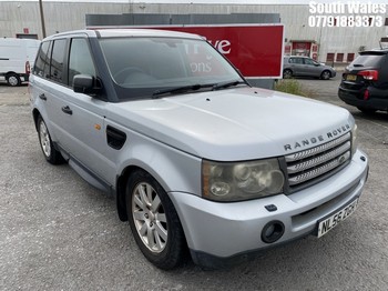 Location: South Wales - 2006 LAND ROVER RANGEROVER SPT TDV6 HSE A Estate REG: NL56ZGH, Keys: No, MOT Expiry date: 08/11/2024, 2720 Diesel, 6 Speed Auto Diesel, Former Keepers: 11
