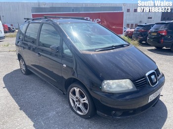 Location: South Wales - 2006 SEAT ALHAMBRA STYLANCE TDI MPV REG: LF06XZM, Keys: No, MOT Expiry date: 18/05/2026, 1968 Diesel, 6 Speed Manual Diesel, Former Keepers: 4