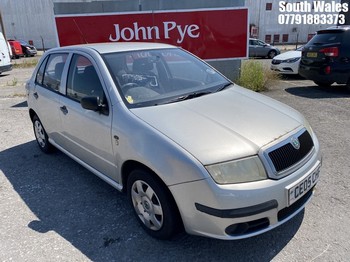 Location: South Wales - 2005 SKODA FABIA CLASSIC HTP 5 Door Hatchback REG: CE05CHF, Keys: No, MOT Expiry date: 01/03/2026, 1198 Petrol, 5 Speed Manual Petrol, Former Keepers: 1