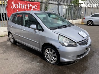 NOTE: ATF Registered Buyers ONLY - Location: Hayes - 2008 HONDA JAZZ SE CVT 5 Door Hatchback REG: OE08RWL, Keys: No, 1339 Petrol, Variable Speed Auto Petrol, Former Keepers: 2