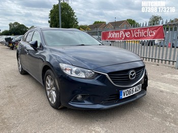 Location: Mitcham - 2015 MAZDA 6 SE-L NAV D AUTO Estate REG: VO65AZR, Keys: No, MOT Expiry date: 09/10/2026, 2191 Diesel, 6 Speed Auto Diesel, Former Keepers: 7