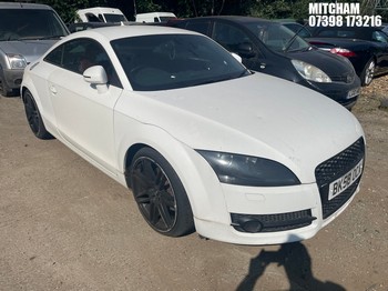 Location: Mitcham - 2008 AUDI TT QUATTRO TDI Coupe REG: BK58OCA, Keys: No, MOT Expiry date: 25/10/2025, 1968 Diesel, 6 Speed Manual Diesel, Former Keepers: 7