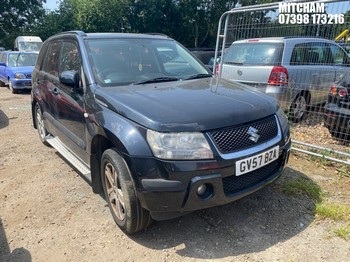 Location: Mitcham - 2007 SUZUKI GRAND VITARA 16V AUTO Estate REG: GV57BZA, Keys: No, MOT Expiry date: 02/06/2026, 1995 Petrol, 4 Speed Auto Petrol, Former Keepers: 7