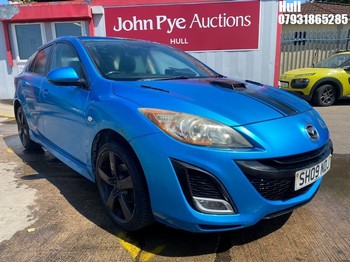 Location: Hull - 2009 MAZDA 3 SPORT 5 Door Hatchback REG: SH09NDJ, Keys: No, MOT Expiry date: 30/04/2027, 1598 Petrol, 5 Speed Manual Petrol, Former Keepers: 11