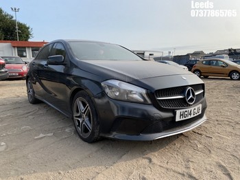 Location: Leeds - 2014 MERCEDES-BENZ A180 BLUE-CY AMG SPORT CD 5 DOOR HATCHBACK REG: HG14GJU, 1461cc DIESEL, 7 SPEED AUTO DIESEL, Former Keepers: 7, Keys: No, MOT: Expiry date19-04-2027