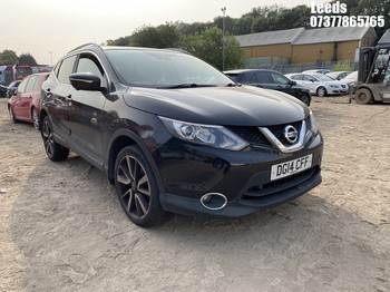 Location: Leeds - 2014 NISSAN QASHQAI TEKNA DIG-T 5 Door Hatchback REG: DG14CFF, 1198cc Petrol, 6 Speed Manual Petrol, Former Keepers: 2, Keys: No, MOT: Expiry date13-05-2026