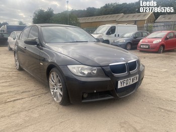 Location: Leeds - 2007 BMW 318D M SPORT 4 Door Saloon REG: YF07WFM, Keys: No, MOT Expiry date: 08-01-2026, 1995 Diesel, 6 Speed Manual Diesel, Former Keepers: 7
