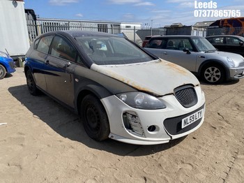Location: Leeds - 2009 SEAT LEON S TDI 104 5 Door Hatchback REG: NL59LTY, Keys: No, MOT Expiry date: 27-10-2026, 1896 Diesel, 5 Speed Manual Diesel, Former Keepers: 4