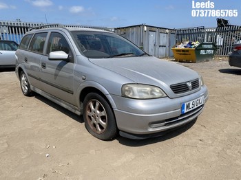 Location: Leeds - 2001 VAUXHALL ASTRA CLUB DTI Estate REG: ML51GVJ, Keys: No, MOT Expiry date: 18-10-2024, 1686 Diesel, 5 Speed Manual Diesel, Former Keepers: 3