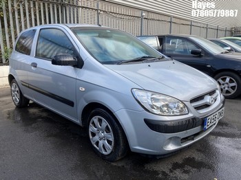 Location: Hayes - 2006 HYUNDAI GETZ GSI 3 Door Hatchback REG: EA56OMB, Keys: No, MOT Expiry date: 31/10/2025, 1086 Petrol, 5 Speed Manual Petrol, Former Keepers: 5