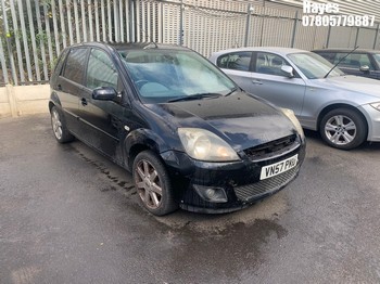 Location: Hayes - 2007 FORD FIESTA ZETEC CLIMATE 5 Door Hatchback REG: VN57PKU, Keys: No, MOT Expiry date: 19/04/2027, 1388 Petrol, 5 Speed Manual Petrol, Former Keepers: 6