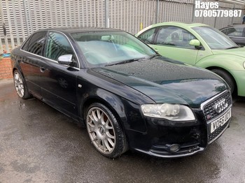 Location: Hayes - 2006 AUDI A4 S LINE FSI QUATTRO 4 Door Saloon REG: VO56UCW, Keys: No, MOT Expiry date: 16/07/2026, 3123 Petrol, 6 Speed Manual Petrol, Former Keepers: 5