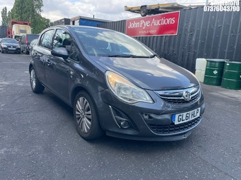 Location: Stapleford - 2012 VAUXHALL CORSA EXCITE AC 5 Door Hatchback REG: GL61HLP, Keys: Yes, MOT Expiry date: 17/03/2027, 1229 Petrol, 5 Speed Manual Petrol, Former Keepers: 5