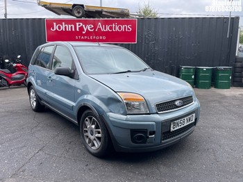 Location: Stapleford - 2008 FORD FUSION ZETEC CLIMATE AUTO 5 Door Hatchback REG: BN58NWD, Keys: Yes, MOT Expiry date: 27/10/2026, 1596 Petrol, 5 Speed Auto Petrol, Former Keepers: 4