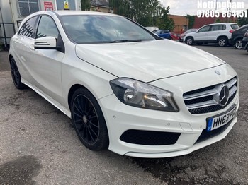 Location: Nottingham - 2013 MERCEDES-BENZ A250 BLUE-CY AMG SPORT AU 5 Door Hatchback REG: HN63PGZ, 1991cc Petrol, 7 Speed Auto Petrol, Former Keepers: 1, Keys: Yes, MOT Expiry date: 11/12/2026