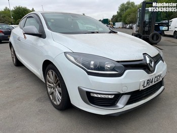 Location: Manchester - 2014 RENAULT MEGANE GTLINE TT ENERGY D Coupe REG: LR14CGY, 1461 Diesel, 6 Speed Manual Diesel, Former Keepers: 2, Keys: No, MOT Expiry date: 01/04/2026